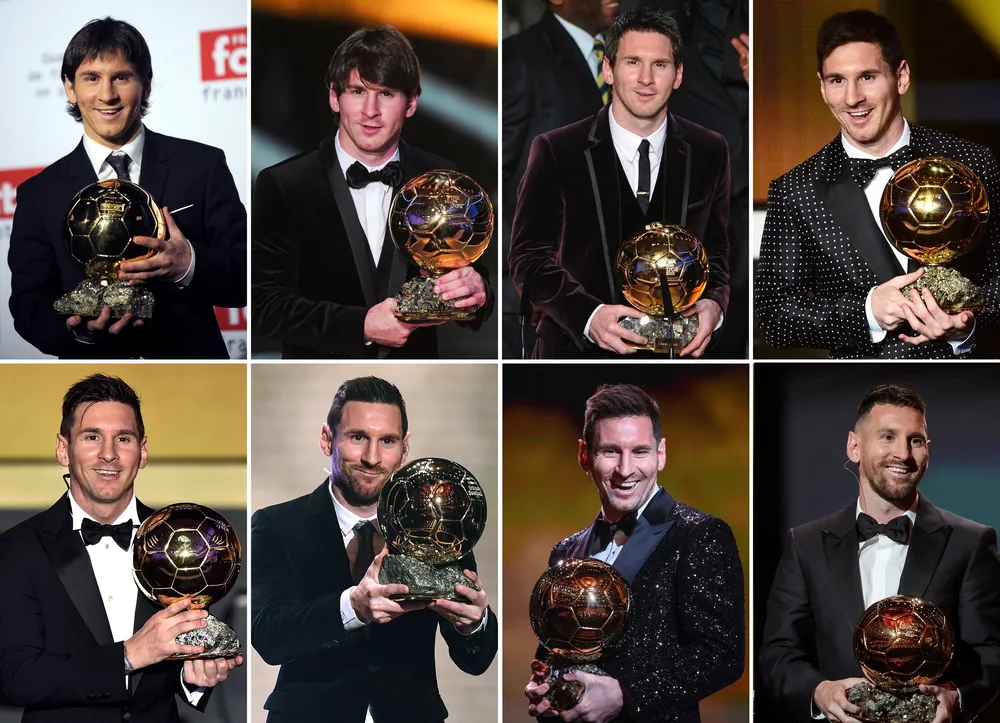 Messi conquista Bola de Ouro de melhor do mundo pela 8ª vez